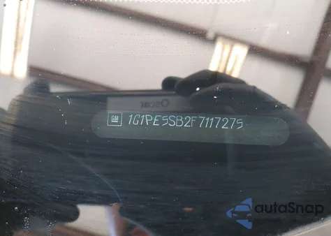 2015 Chevrolet Cruze 2Lt Auto из США, поврежденный, VIN 1G1PE5SB2F7117275